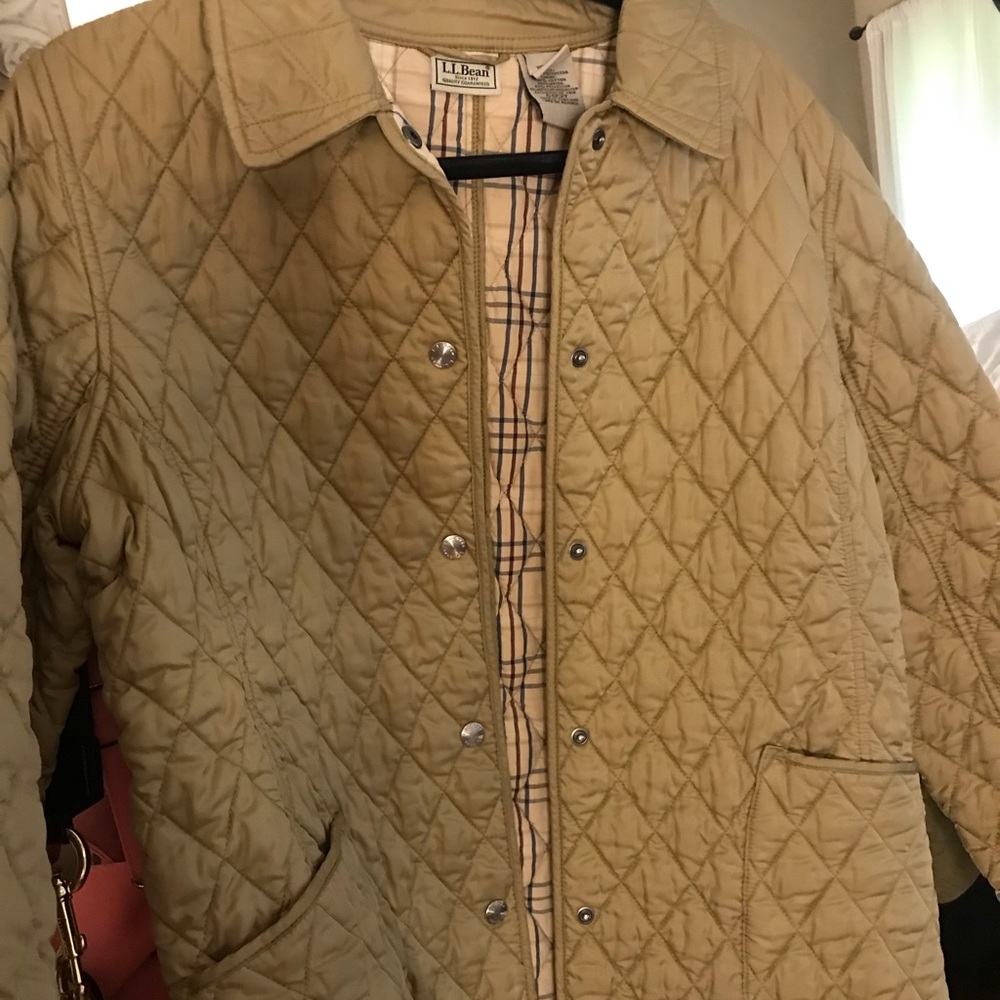LL bean quilted jacket